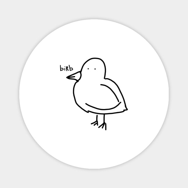 birb Magnet by the doodler